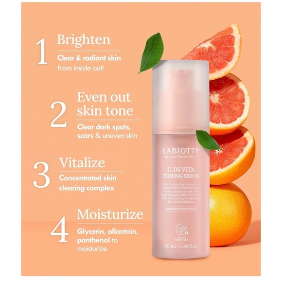 LABIOTTE C-IN VITA TONING SERUM, 1.69 fl oz, NIB - Picture 7 of 11